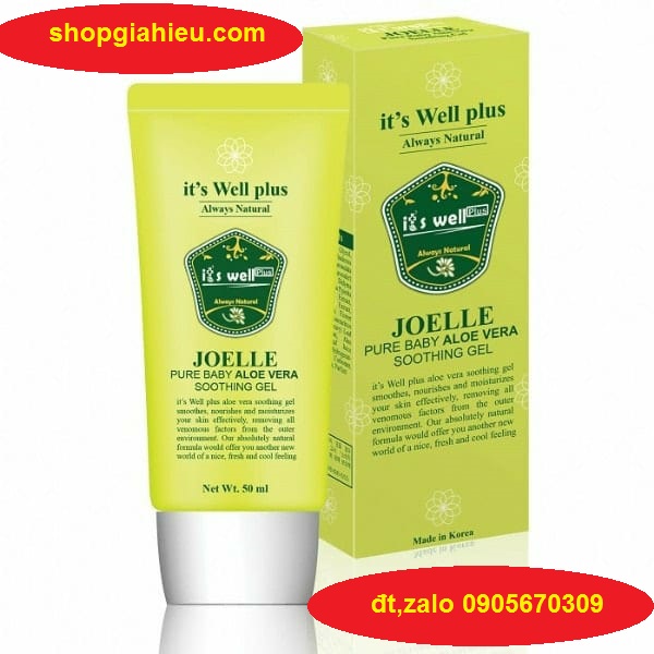Gel nha đam joelle hàn quốc dưỡng ẩm mềm mịn da 50ml Gel nha đam joelle hàn quốc dưỡng ẩm mềm mịn da 50ml