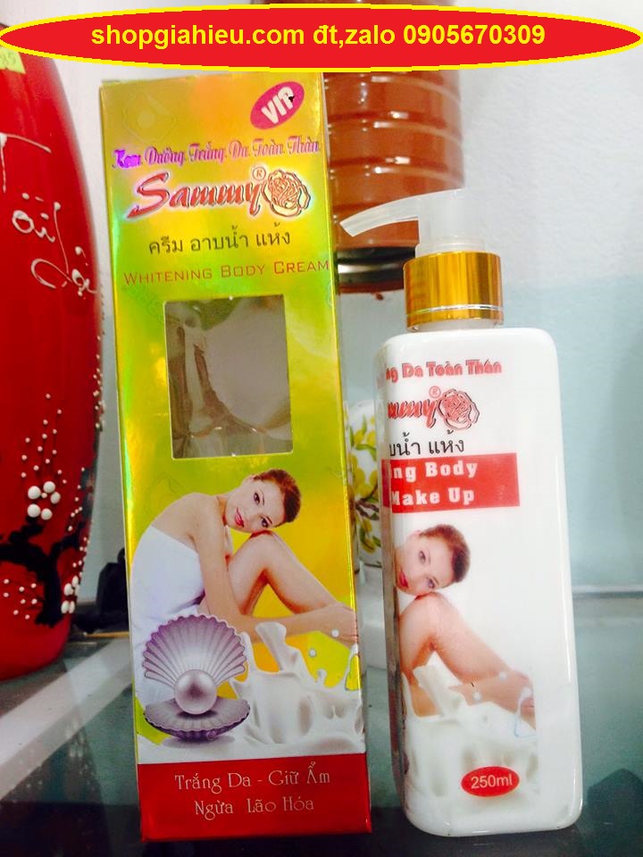 sammy kem dưỡng trắng da toàn thân ngọc trai 250ml sammy kem dưỡng trắng da toàn thân ngọc trai 250ml