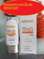 kem chống nắng azenka SPF 50+ chất lượng nhật bản tránh ung thư da ngăn ngừa đen nám chống nắng cực tốt 50g