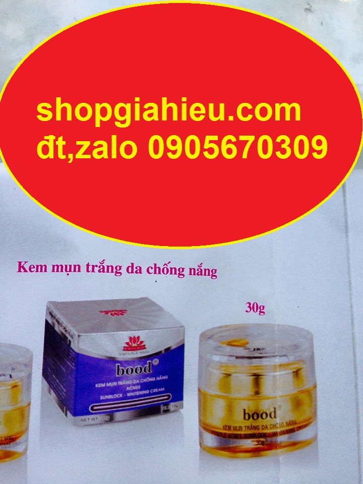 bood kem mụn trắng da chống nắng 30g mỹ phẩm hoa sen bood kem mụn trắng da chống nắng 30g mỹ phẩm hoa sen