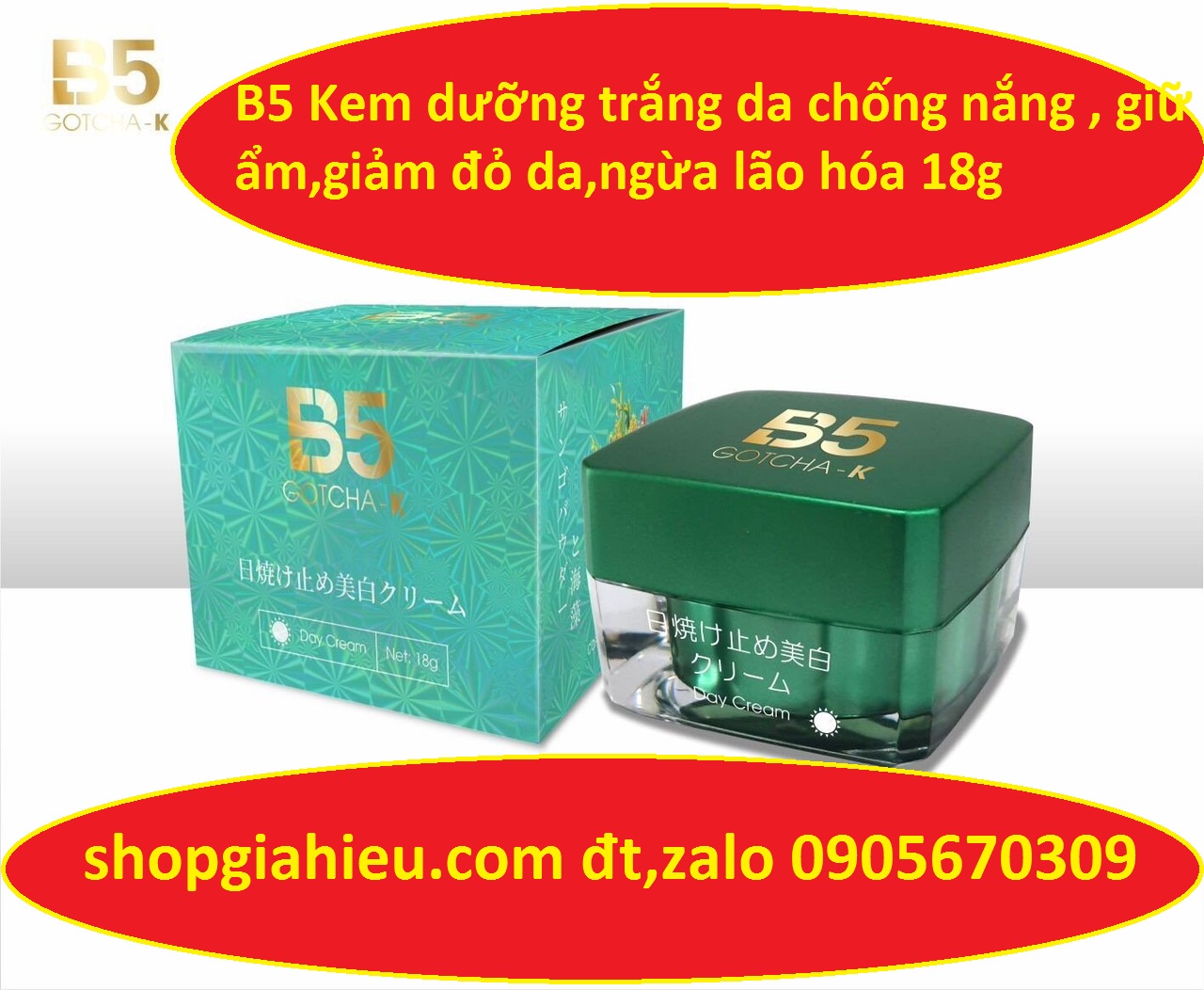 B5 kem dưỡng trắng da chống nắng , giữ ẩm giảm đỏ da ngừa lão hóa 18g công ty hoa việt B5 kem dưỡng trắng da chống nắng , giữ ẩm giảm đỏ da ngừa lão hóa 18g công ty hoa việt