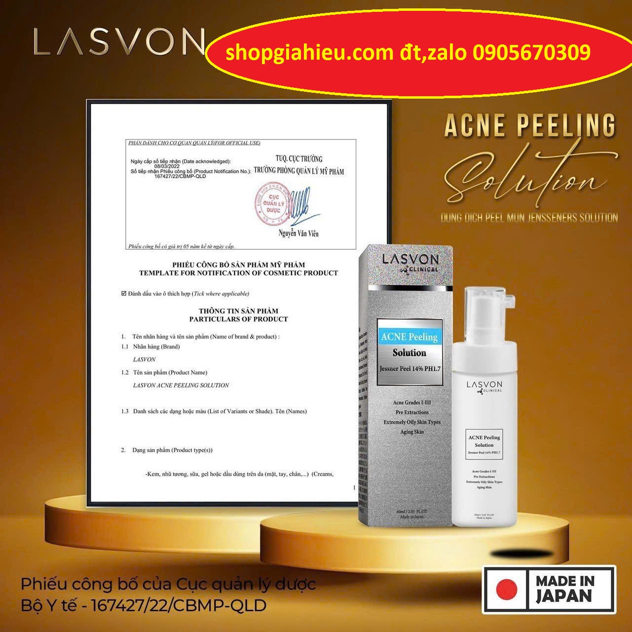 LASVON DUNG DỊCH PEEL MỤN JENSSENERS SOLUTION KHÁNG SINH MỤN , HẾT MỤN NÁM, MỤN BỌC, MỤN LITI.. 30ML ( NHẬT BẢN ) LASVON DUNG DỊCH PEEL MỤN JENSSENERS SOLUTION KHÁNG SINH MỤN , HẾT MỤN NÁM, MỤN BỌC, MỤN LITI.. 30ML ( NHẬT BẢN )
