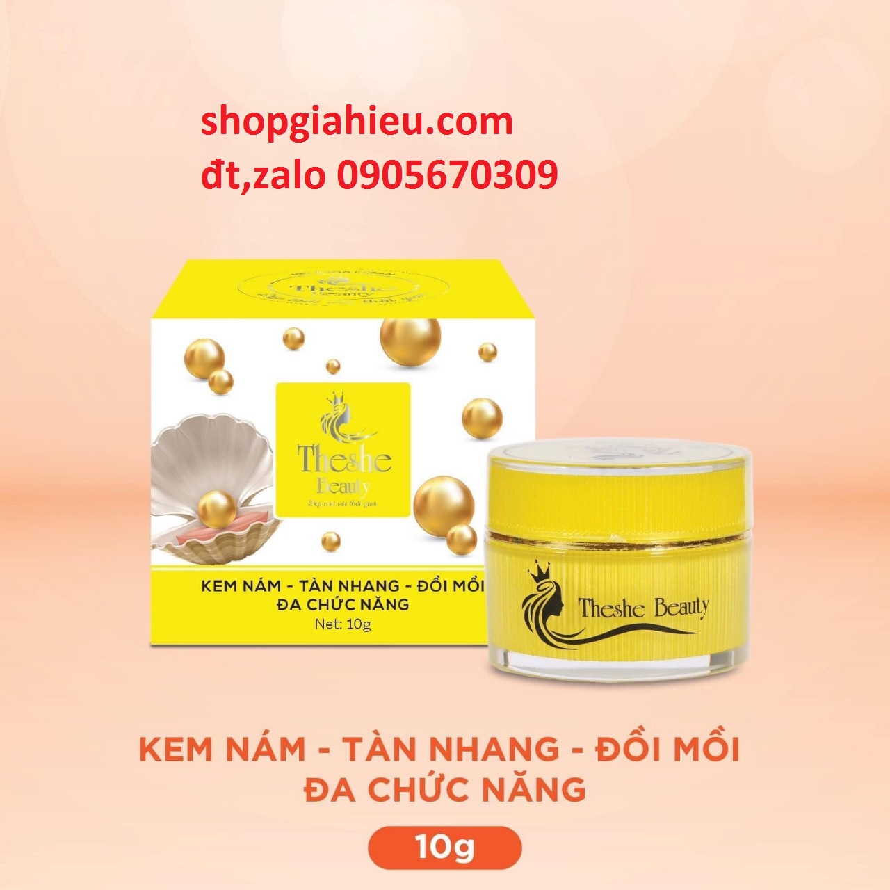 Kem theshe beauty kem nám tàn nhang đồi mồi đa chức năng 10g công ty mỹ phẩm hải dương Kem theshe beauty kem nám tàn nhang đồi mồi đa chức năng 10g công ty mỹ phẩm hải dương