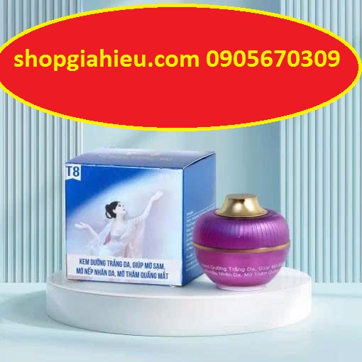 Bạch tiên t8 Kem dưỡng trắng da,giúp mờ sạm mờ nếp nhăn da mờ thâm quầng mắt 8g CÔNG TY THIÊN PHÚ TÀI Bạch tiên t8 Kem dưỡng trắng da,giúp mờ sạm mờ nếp nhăn da mờ thâm quầng mắt 8g CÔNG TY THIÊN PHÚ TÀI